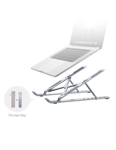 Unitek podstawka pod laptop składana, aluminium