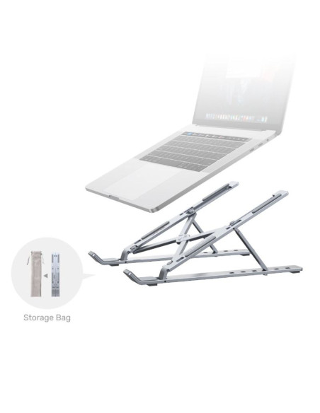 Unitek podstawka pod laptop składana, aluminium