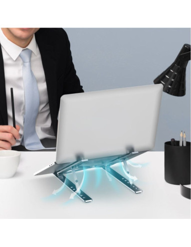Unitek podstawka pod laptop składana, aluminium
