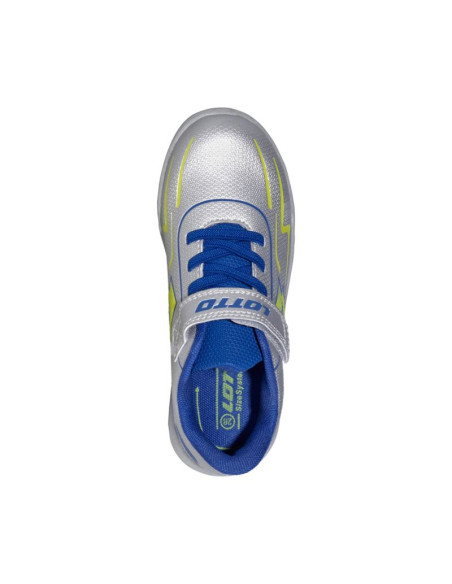 Buty dla dzieci lotto kobato k srebrno-niebieskie 2601520k 8050