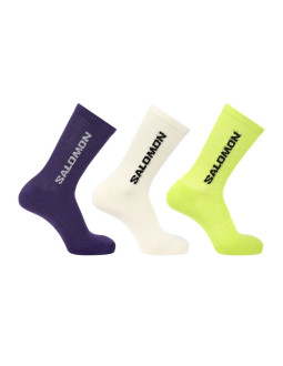 Salomon everyday crew 3-pack vanilla ice/acid lime/deep blue lc2911200