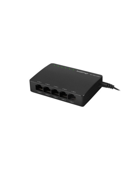 Lanberg switch dsp2-1005-12v (5-port, 12v, 1gb/s)
