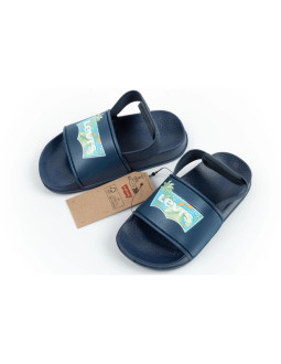 Levi's buty klapki dziecięce pool s mini chłopięce granatowe sandałki 2