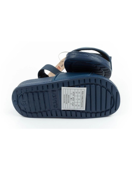 Levi's buty klapki dziecięce pool s mini chłopięce granatowe sandałki