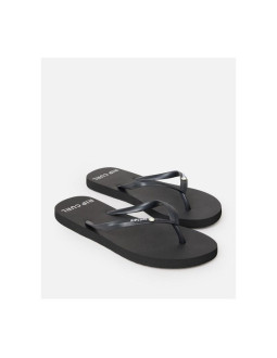 Japonki plażowe rip curl premium surf bloom open toe czarne