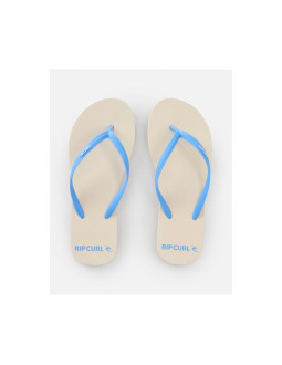 Japonki damskie rip curl bondi bloom open toe beżowe