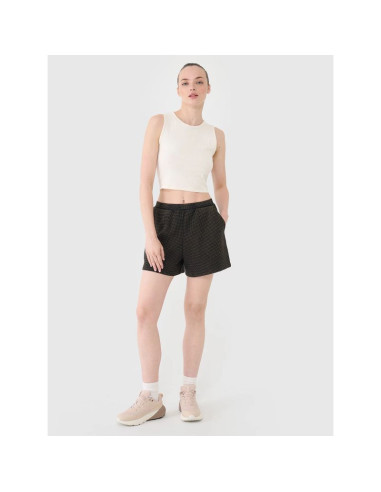 Spodenki casual z dzianiny waflowej damskie 4f 4frss25tshof699-20s