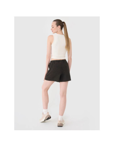 Spodenki casual z dzianiny waflowej damskie 4f 4frss25tshof699-20s