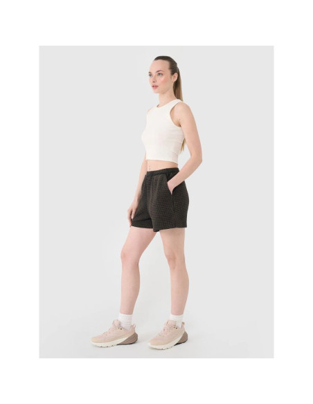 Spodenki casual z dzianiny waflowej damskie 4f 4frss25tshof699-20s