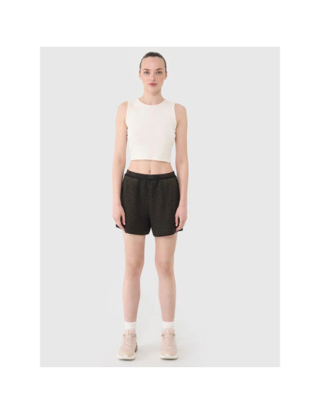 Spodenki casual z dzianiny waflowej damskie 4f 4frss25tshof699-20s