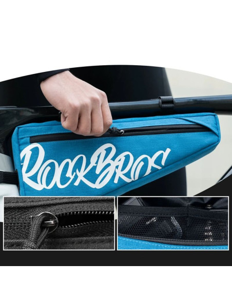 Torba trójkątna rockbros g008 flash journey – xl, niebieska