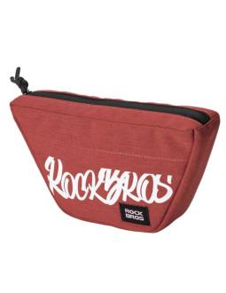 Torba na kierownicę rockbros g011 flash journey – trapezoidalna, czerwona