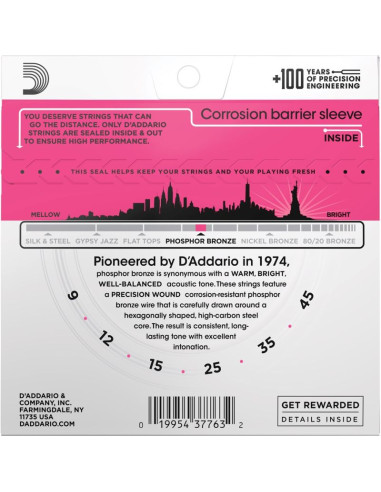 Daddario ej23 - struny do gitary akustycznej