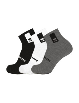 Salomon everyday ankle 3-pack black-white-med gr lc2086700