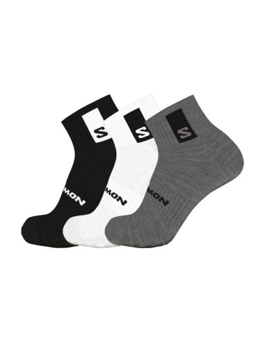 Salomon everyday ankle 3-pack black-white-med gr lc2086700