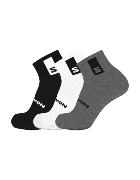 Salomon everyday ankle 3-pack black-white-med gr lc2086700