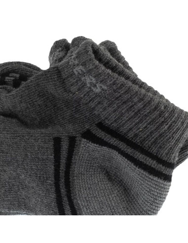 Skechers 3pk terry train work socks s102684-gry szare 41-46