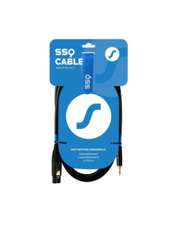 Ssq xlrmi0,5 - xlr żeński / jack stereo 3.5