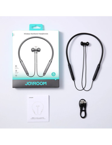 Słuchawki bezprzewodowe joyroom jr-d8 bluetooth z pałąkiem - czarne