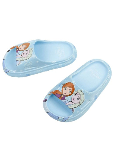 Leomil buty klapki dla dziewczynki frozen kraina lodu lekkie bajkowe