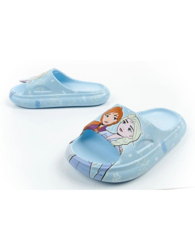 Leomil buty klapki dla dziewczynki frozen kraina lodu lekkie bajkowe