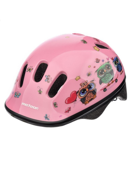 Kask rowerowy dziecięcy meteor ks06 little owl
