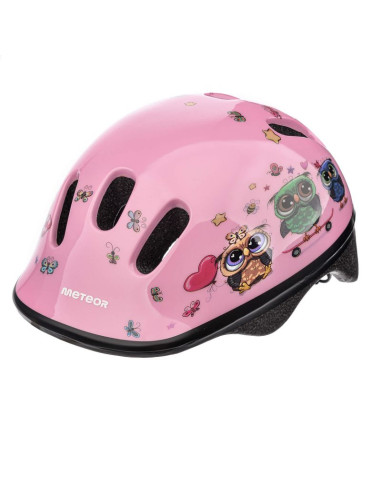 Kask rowerowy dziecięcy meteor ks06 little owl