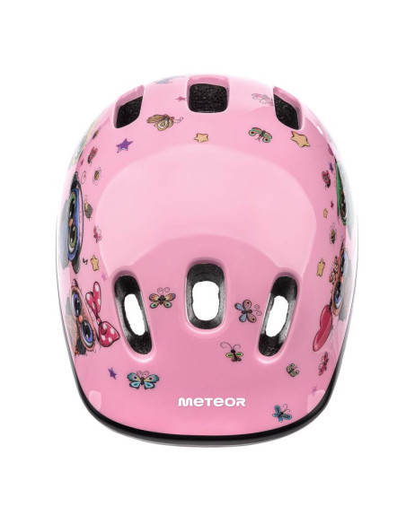 Kask rowerowy dziecięcy meteor ks06 little owl