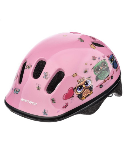 Kask rowerowy dziecięcy meteor ks06 little owl