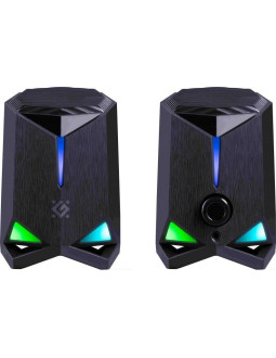 Defender głośniki rocket 2.0 6w led usb czarne 65094 2