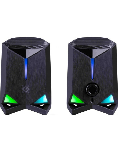 Defender głośniki rocket 2.0 6w led usb czarne 65094