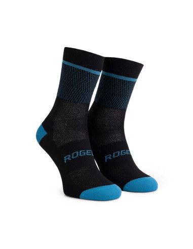 Rogelli skarpetki hero ii czarno-niebieskie 40-43