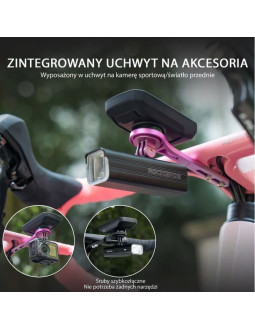 Rockbros uchwyt na licznik rowerowy fk-307 różowy 2