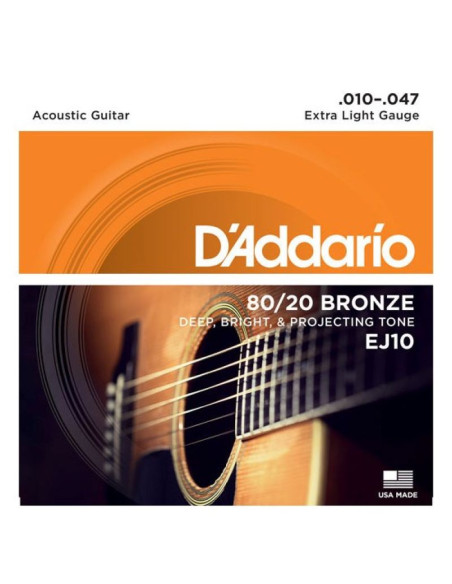 Daddario ej10 - struny do gitary akustycznej