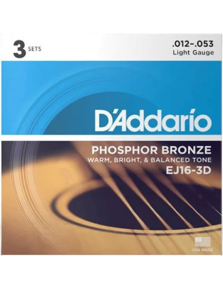 Daddario ej16 - struny do gitary akustycznej