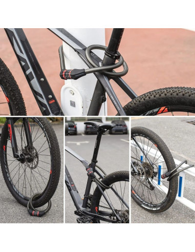 Zapięcie rowerowe rockbros rks507 – szyfr 5-cyfrowy