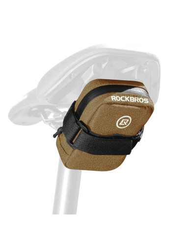 Torba podsiodłowa rockbros f006 mała, kolor kawowy