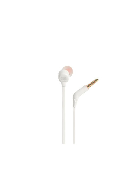 Słuchawki jbl t110 (biały, z mikrofonem)