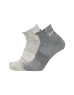 Salomon evasion ankle 2-pack light grey/heather medium lc1983400