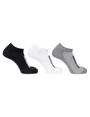 Salomon everyday lite low 3-pack black/white/frost gray lc2912200