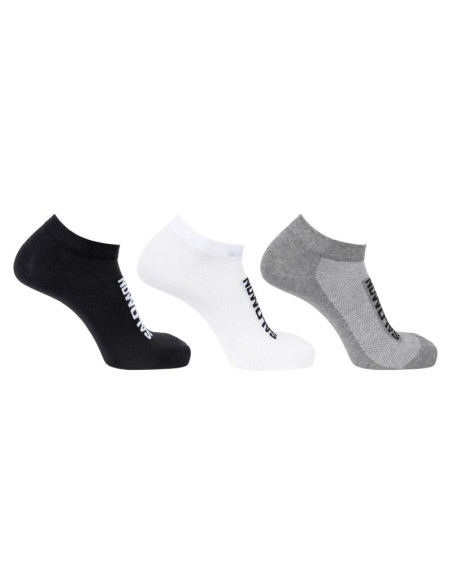 Salomon everyday lite low 3-pack black/white/frost gray lc2912200