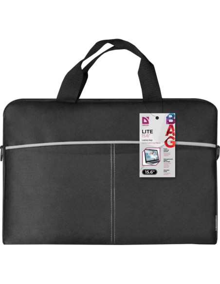 Defender torba do laptopa lite 15.6" czarno-szara 26086