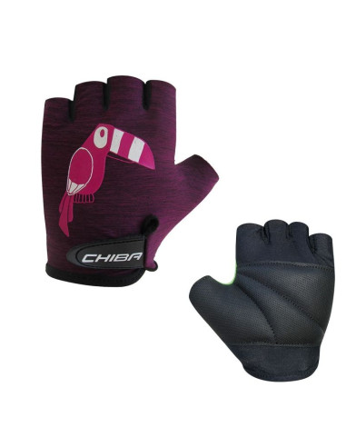 Chiba rękawiczki cool kids fioletowe papuga s