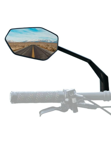 Rockbros lusterko rowerowe lewe 260005001 czarne