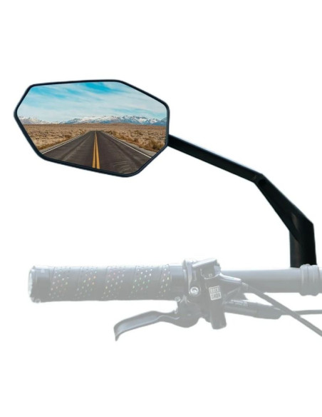 Rockbros lusterko rowerowe lewe 260005001 czarne