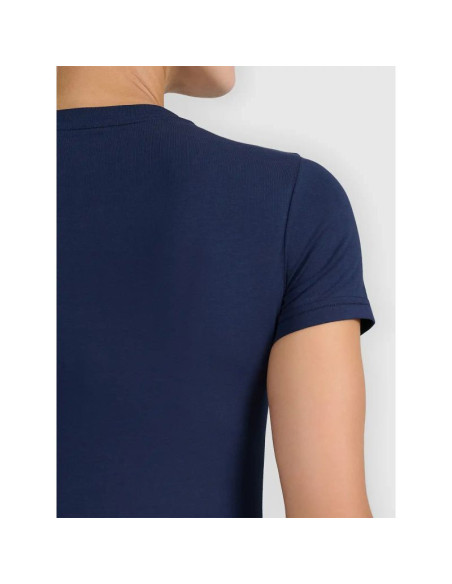T-shirt slim z kolekcji basic damski 4f 4fwmm00ttshf3306-31s