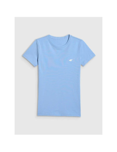 T-shirt slim z kolekcji basic damski 4f 4fwmm00ttshf3306-32s
