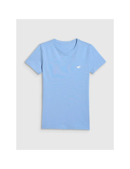 T-shirt slim z kolekcji basic damski 4f 4fwmm00ttshf3306-32s