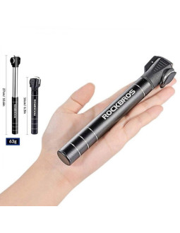 Pompka rowerowa rockbros jg-1040b mała - czarna 2