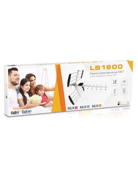 Libox antena kierunkowa dvb-t 16-el. pasywna z filtrem lte